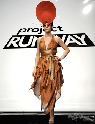 Illustration for article titled Heavenly Hats Paired With Fugly Frocks On Project Runway